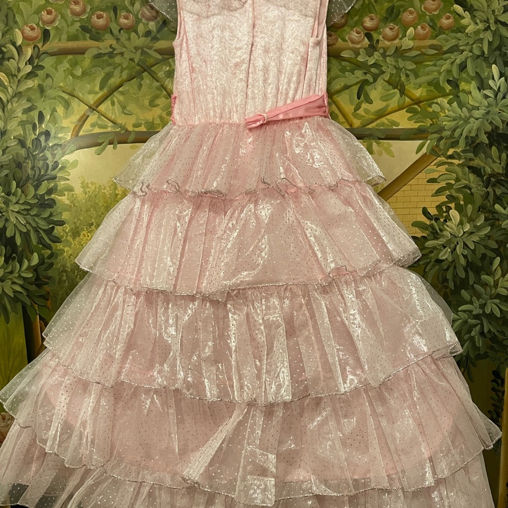Pink Layered Tulle Dress